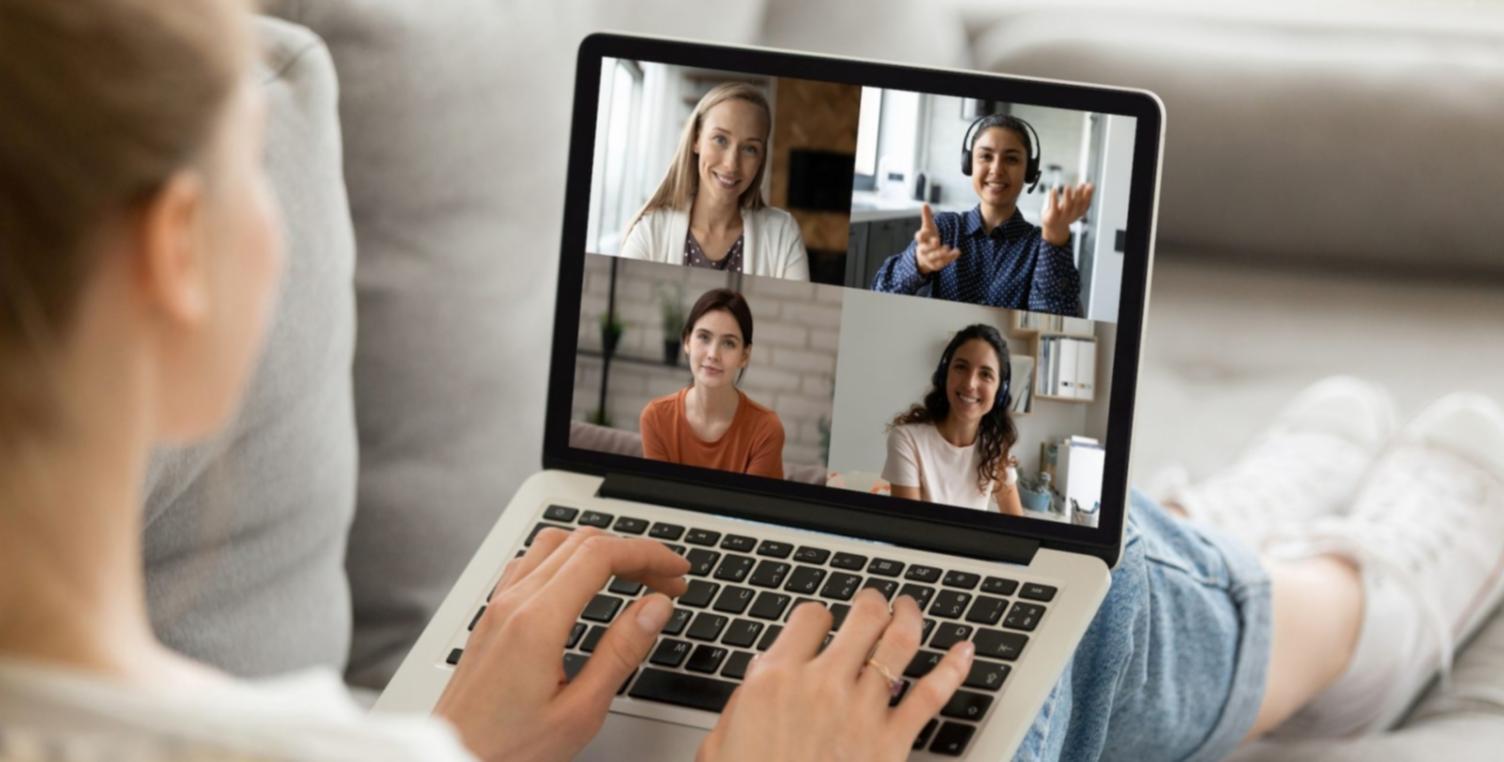 Platform interface showing interactive learning modules and progress tracking